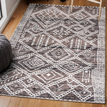 Tayri Modern Tribal Geometric Area Rug